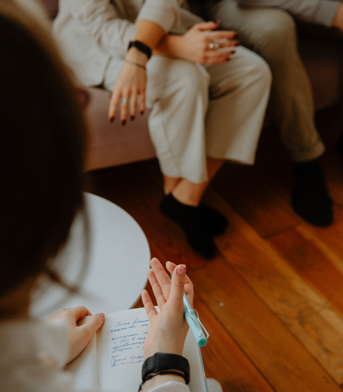 a couple undergoing Therapy for Infidelity