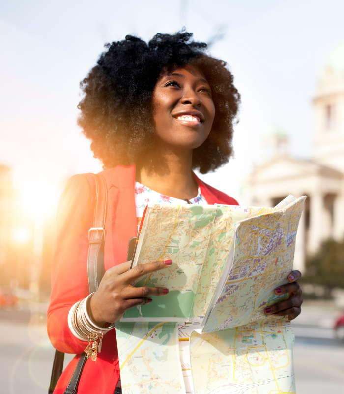 an expatriate happy after therapy for expats