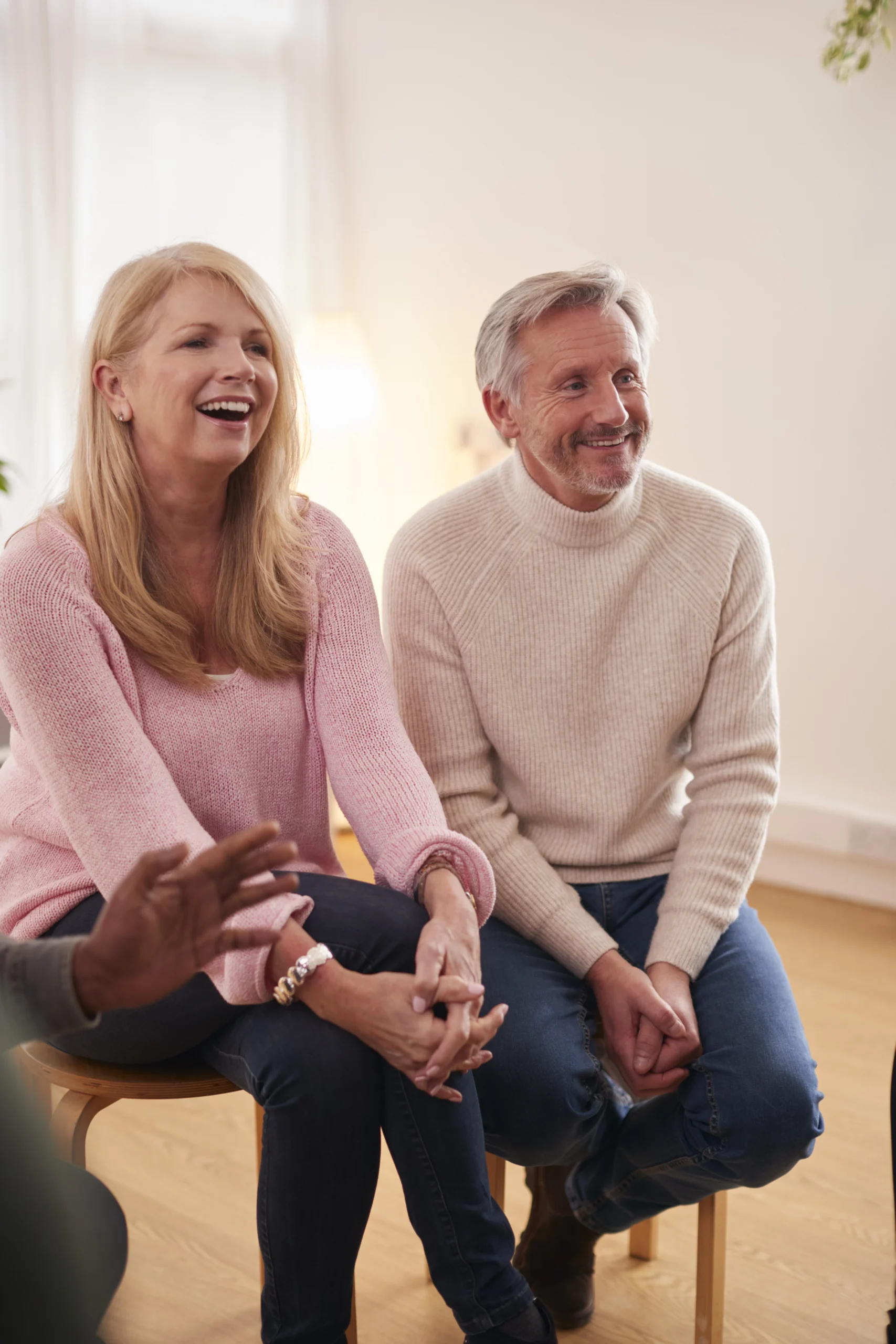 Couple improving communication and emotional connection in their relationship
